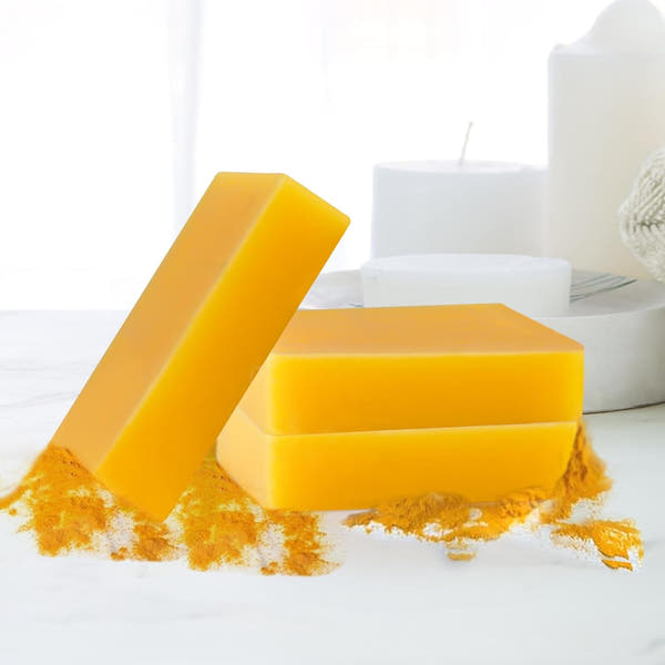 3PCS Lemon Turmeric Soap Bar for Face and Body