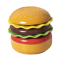 Ceramic Dinnerware Set Gift Stackable Burger Plate Bowl Set