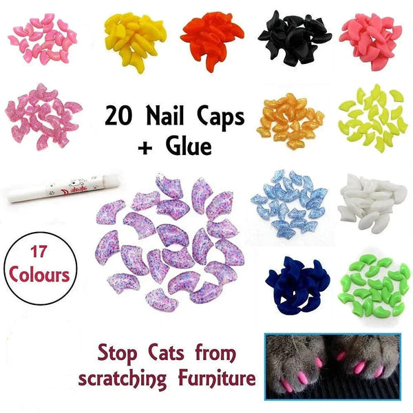 SoftPaws Silicone Cat Nail Caps