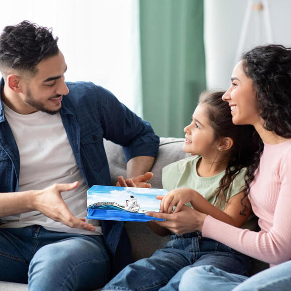 Fluid Drift Model Ship for Office Home Decoration