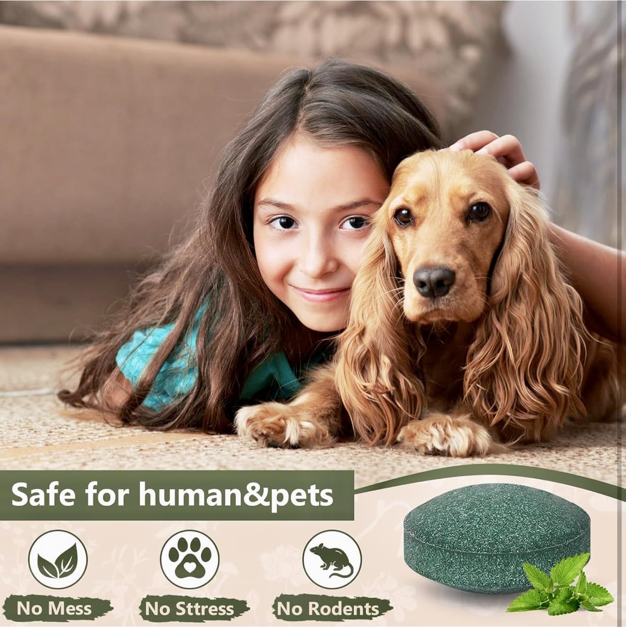 Peppermint Oil Rat Repellent Balls for Home | Pack of 24
