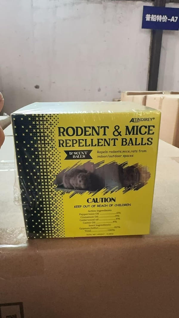 Rodent & Mice Repellent,Squirrel Repellent,Indoor and Outdoor