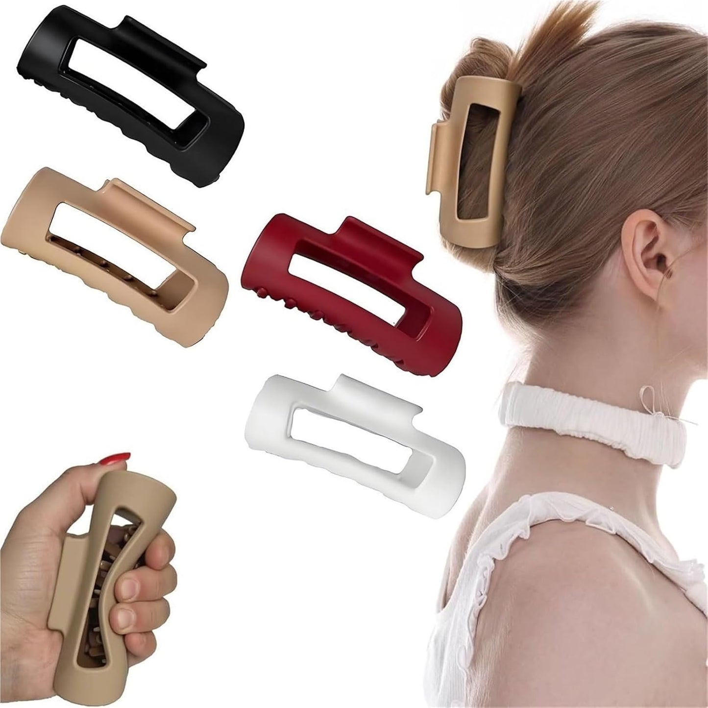 Soft Elastic Fashion Shark Clips