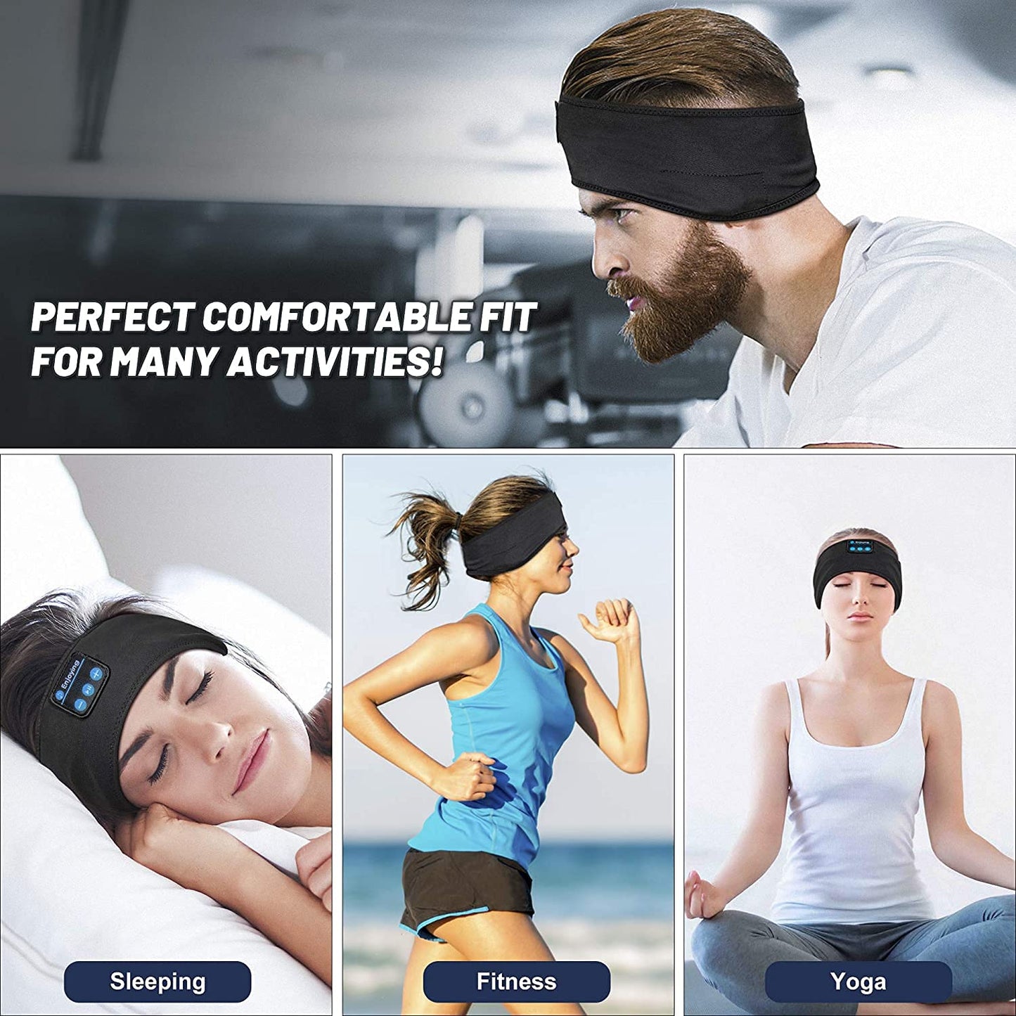 Bluetooth Sleep Eye Mask Wireless Headphone
