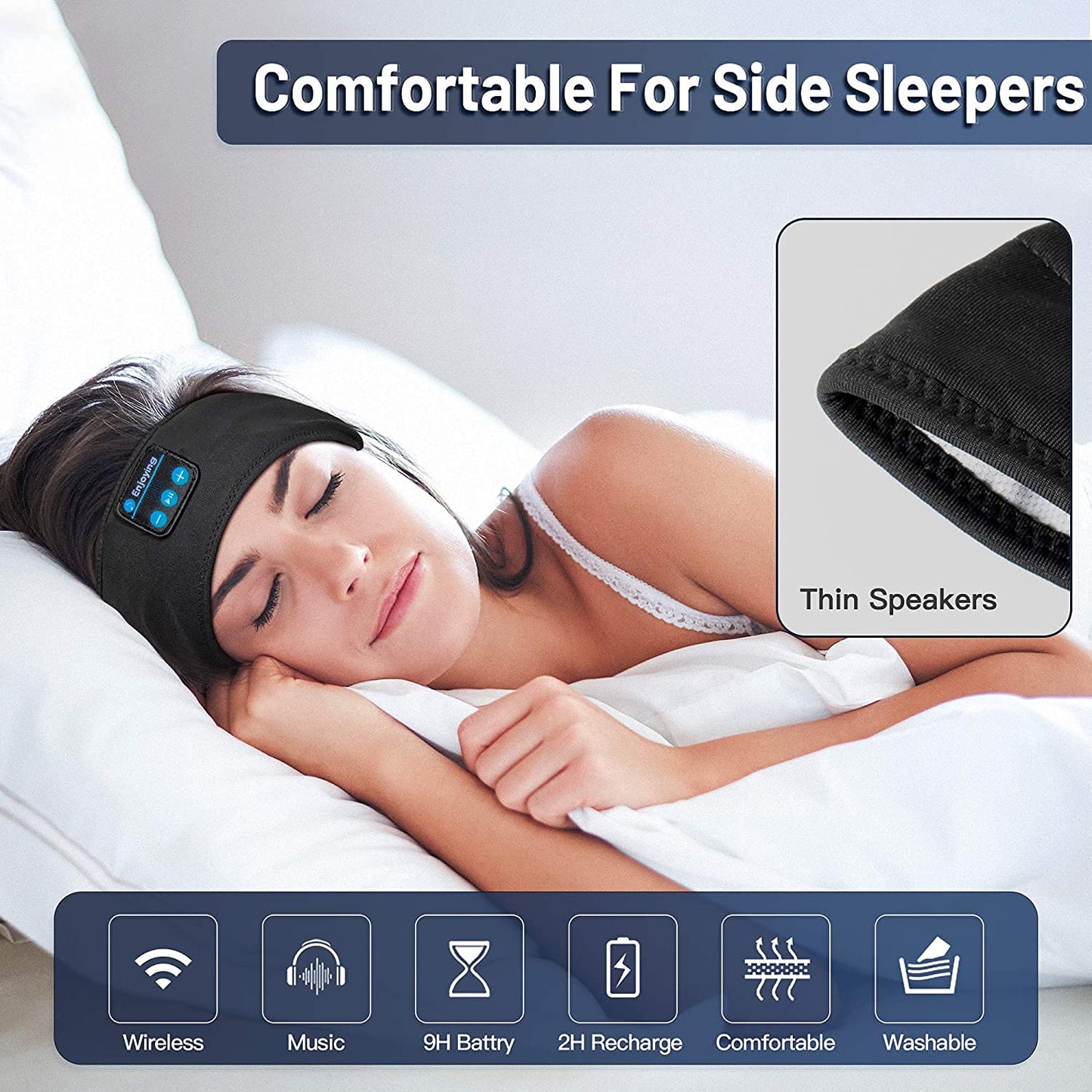 Bluetooth Sleep Eye Mask Wireless Headphone