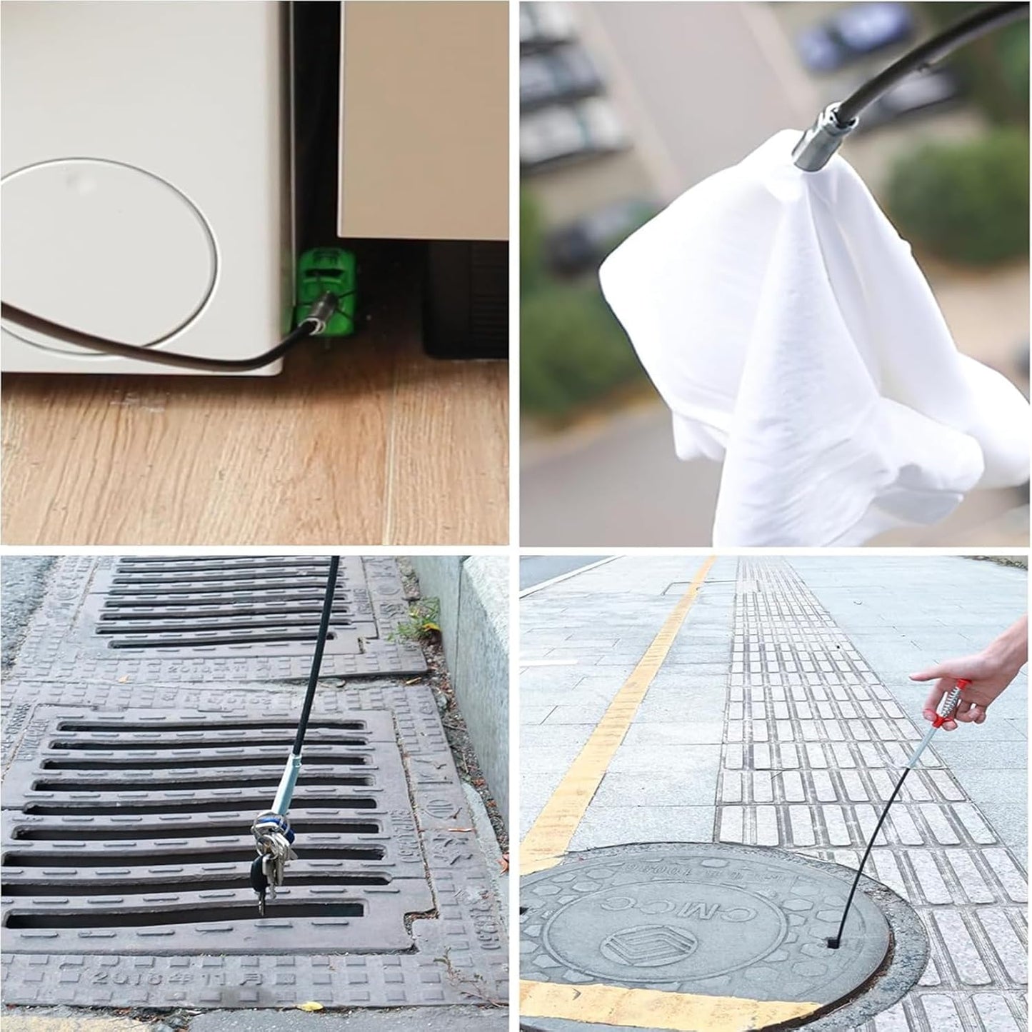 61 inch Flexible Grabber Claw Drain Clog Remover Tool