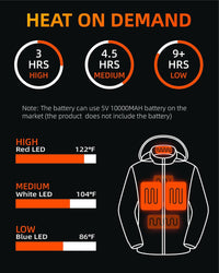 Unisex Puffer Heated Jacket