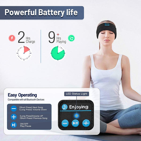 Bluetooth Sleep Eye Mask Wireless Headphone