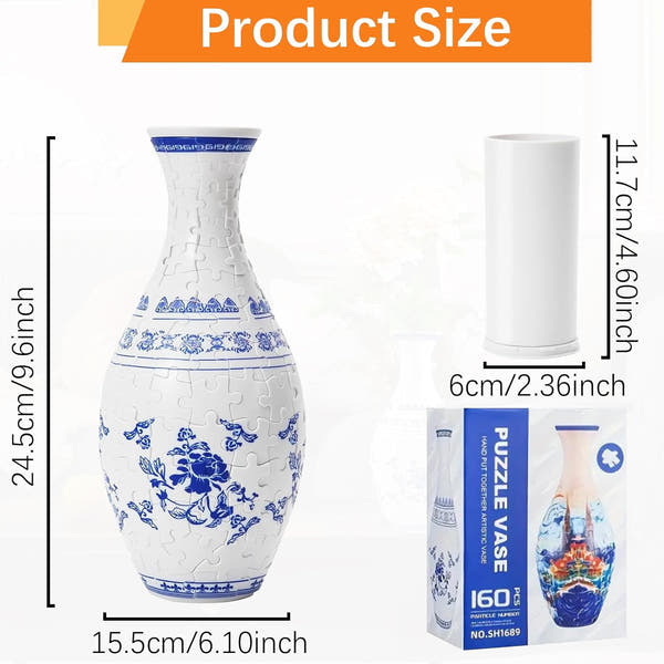 3D Puzzle Flower Vase
