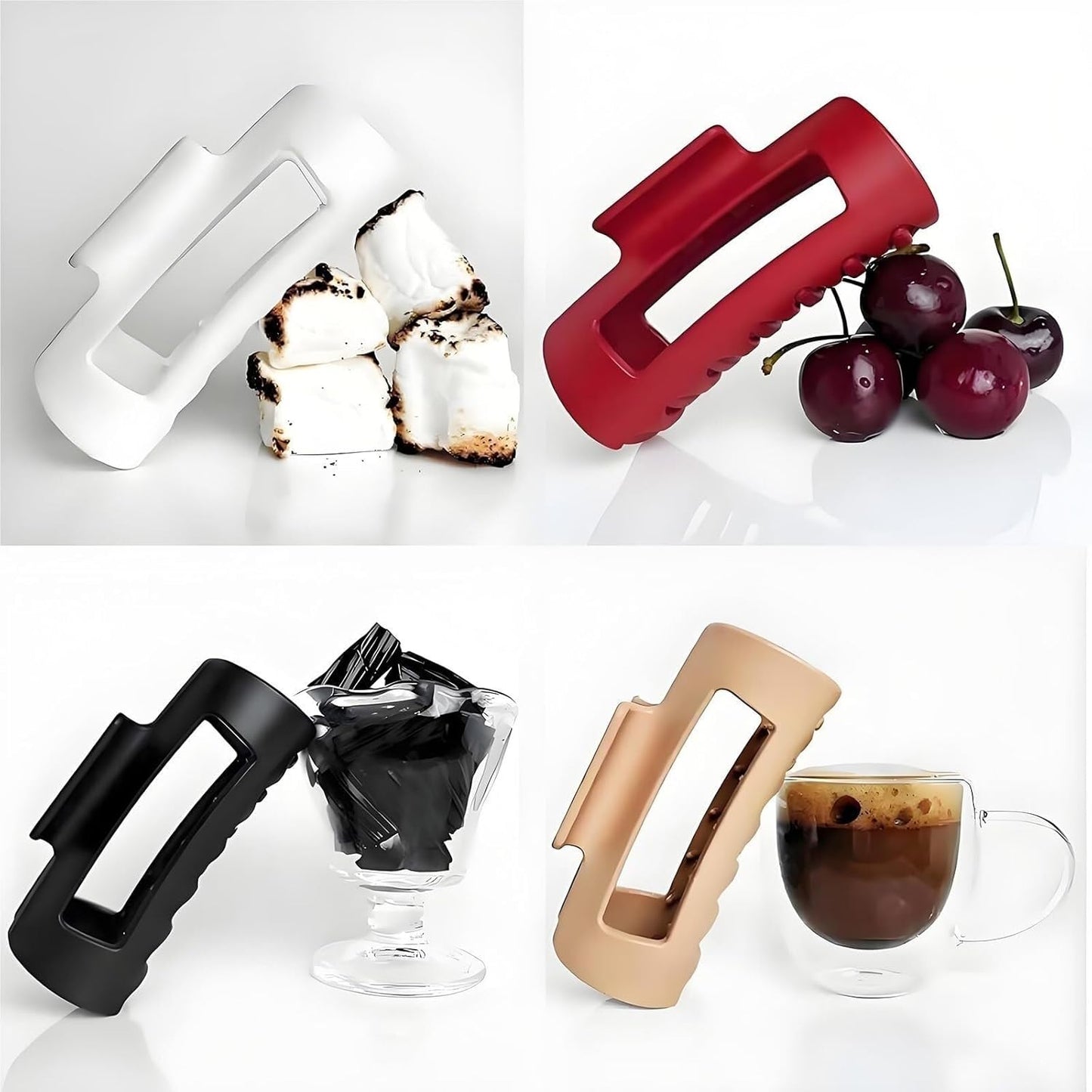 Soft Elastic Fashion Shark Clips