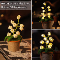 Glowing Crochet Lily Flowers with Night Lights