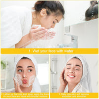 3PCS Lemon Turmeric Soap Bar for Face and Body