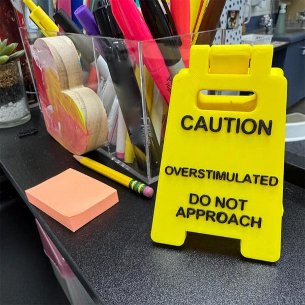 Desk Sign, Do not Approach