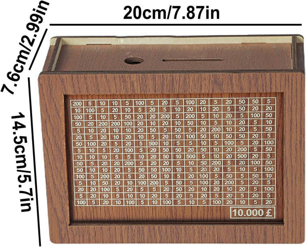 Wooden Money Saving Box