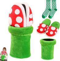 Mushroom Slippers with Pipe Pot Holder