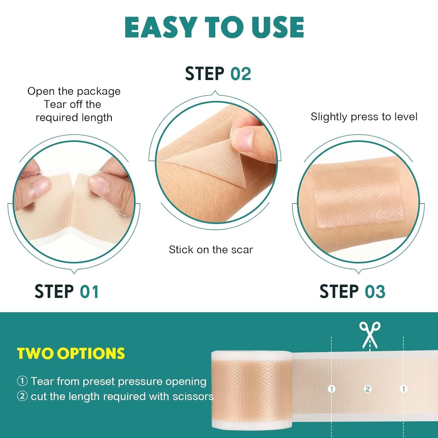 Silicone Scar Sheets