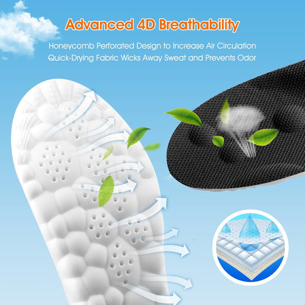 4D Cloud-Like Comfort Soles
