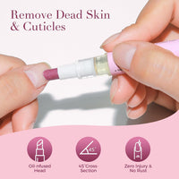 Ceramic Cuticle Pusher & Oil Pen