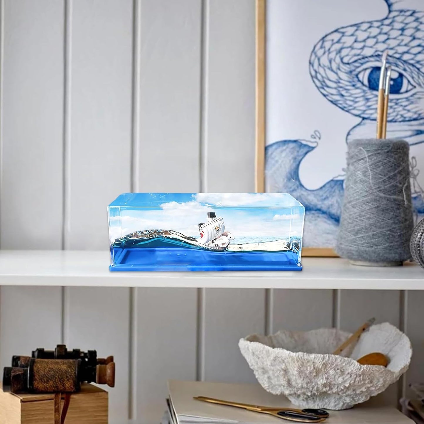 Fluid Drift Model Ship for Office Home Decoration