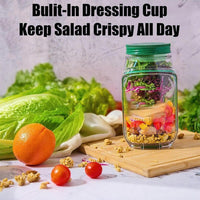 Salad Jar with Side Opening