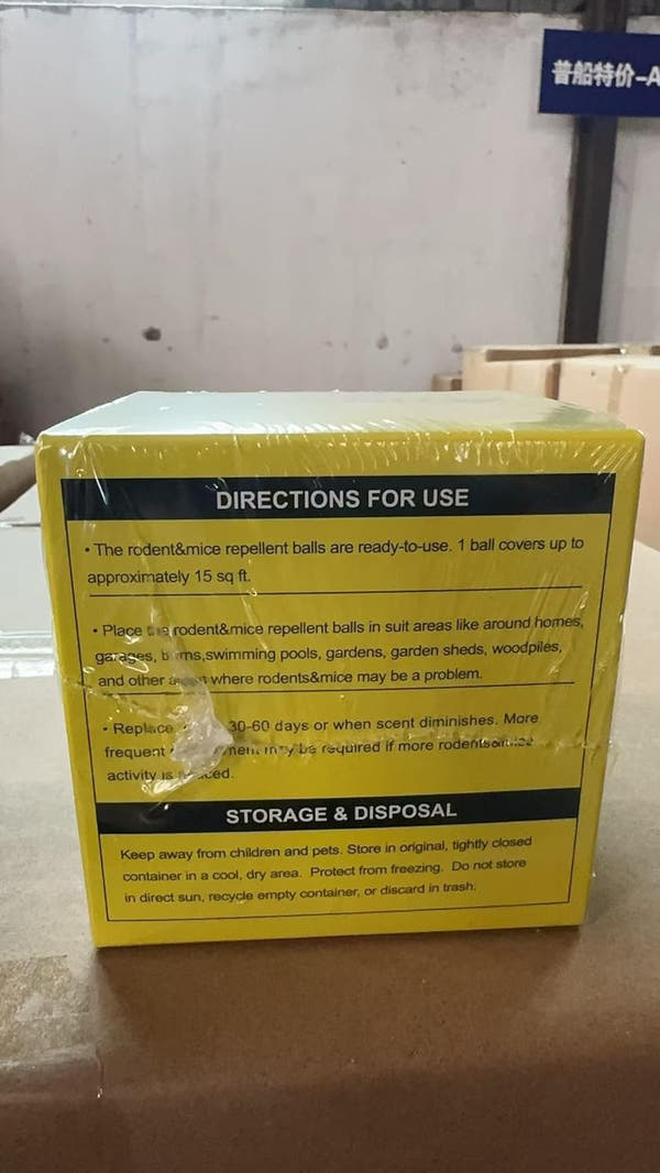 Rodent & Mice Repellent,Squirrel Repellent,Indoor and Outdoor