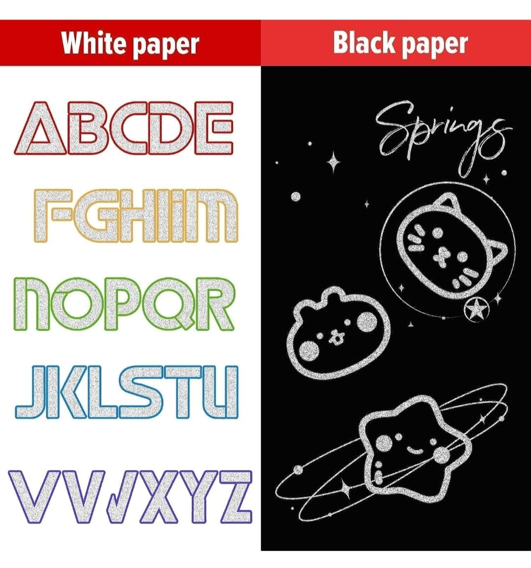 12 Colors Outline Marker Pens