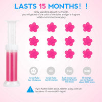 Flower Toilet Gel Stamp set