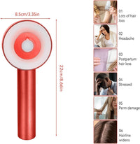 Electric Scalp Massager Comb with Built-in Oil Applicator