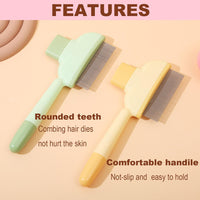 Self-Cleaning Grooming Brush for Cats & Dogs