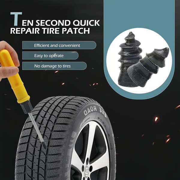60 PCS Tire Repair Rubber Nail