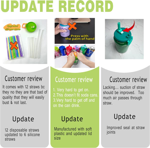 Soda Can Lid with Straw