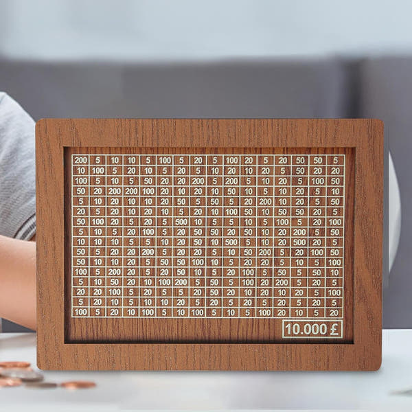 Wooden Money Saving Box