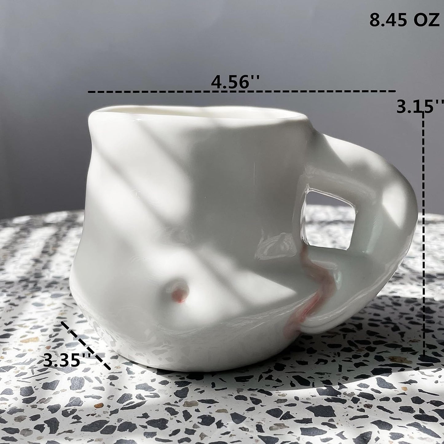 Chubby Buddy Ceramic Potbelly Mug