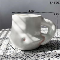 Chubby Buddy Ceramic Potbelly Mug