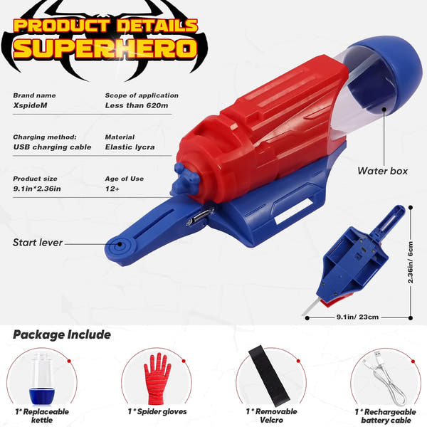 Spider Web Shooter Water Gun