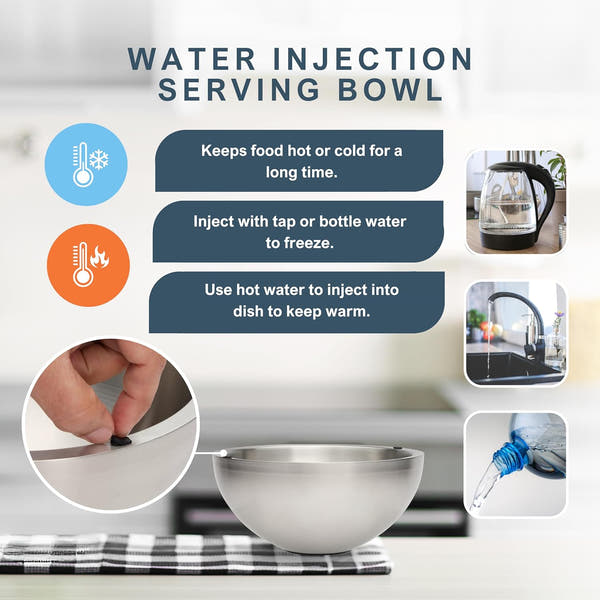 Stainless Steel Dip Chiller Bowl