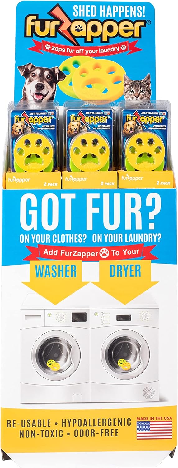 FurZapper Pet Hair Remover for Laundry 2 Pack