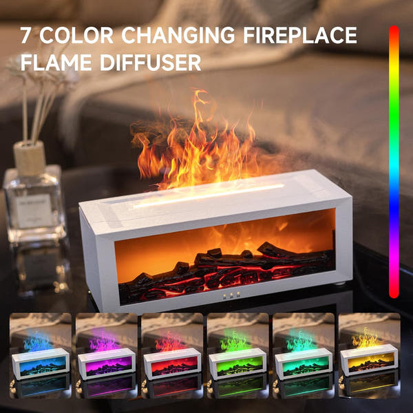 Fireplace Flame Air Diffuser Humidifier