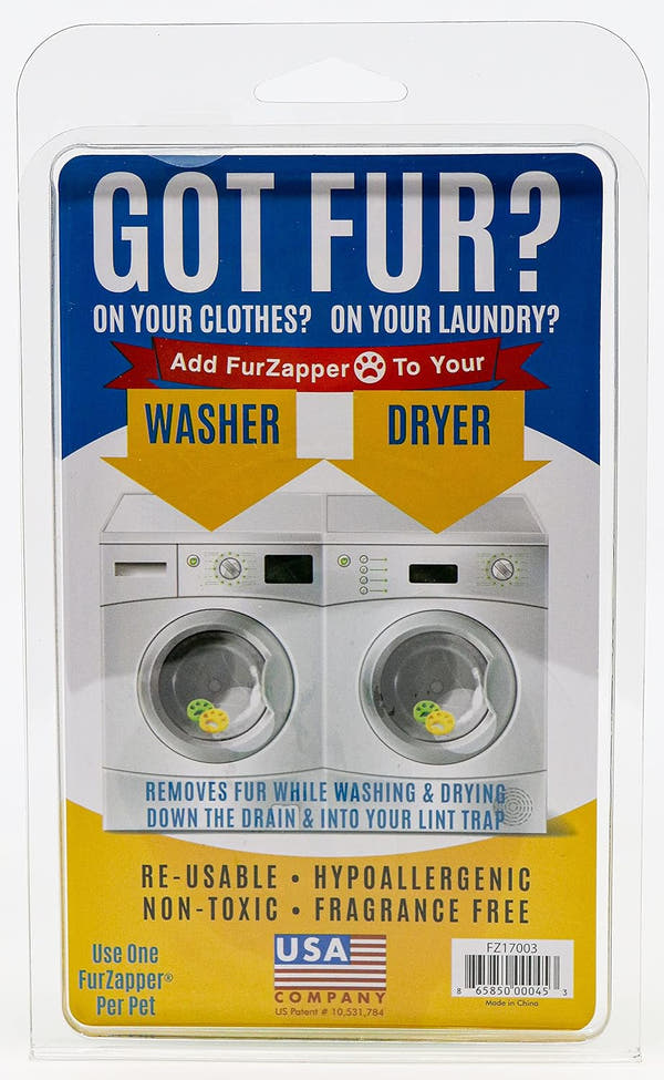 FurZapper Pet Hair Remover for Laundry 2 Pack