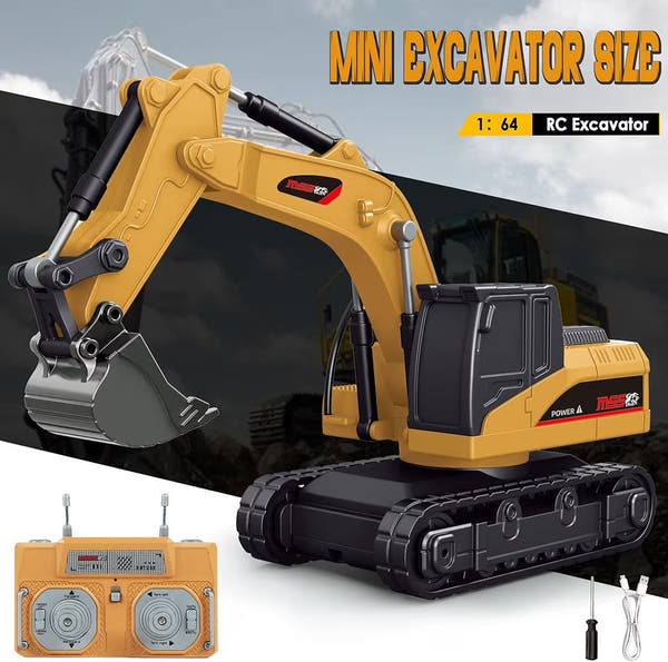 Mini Excavator, Forklift & Dumptruck Toy