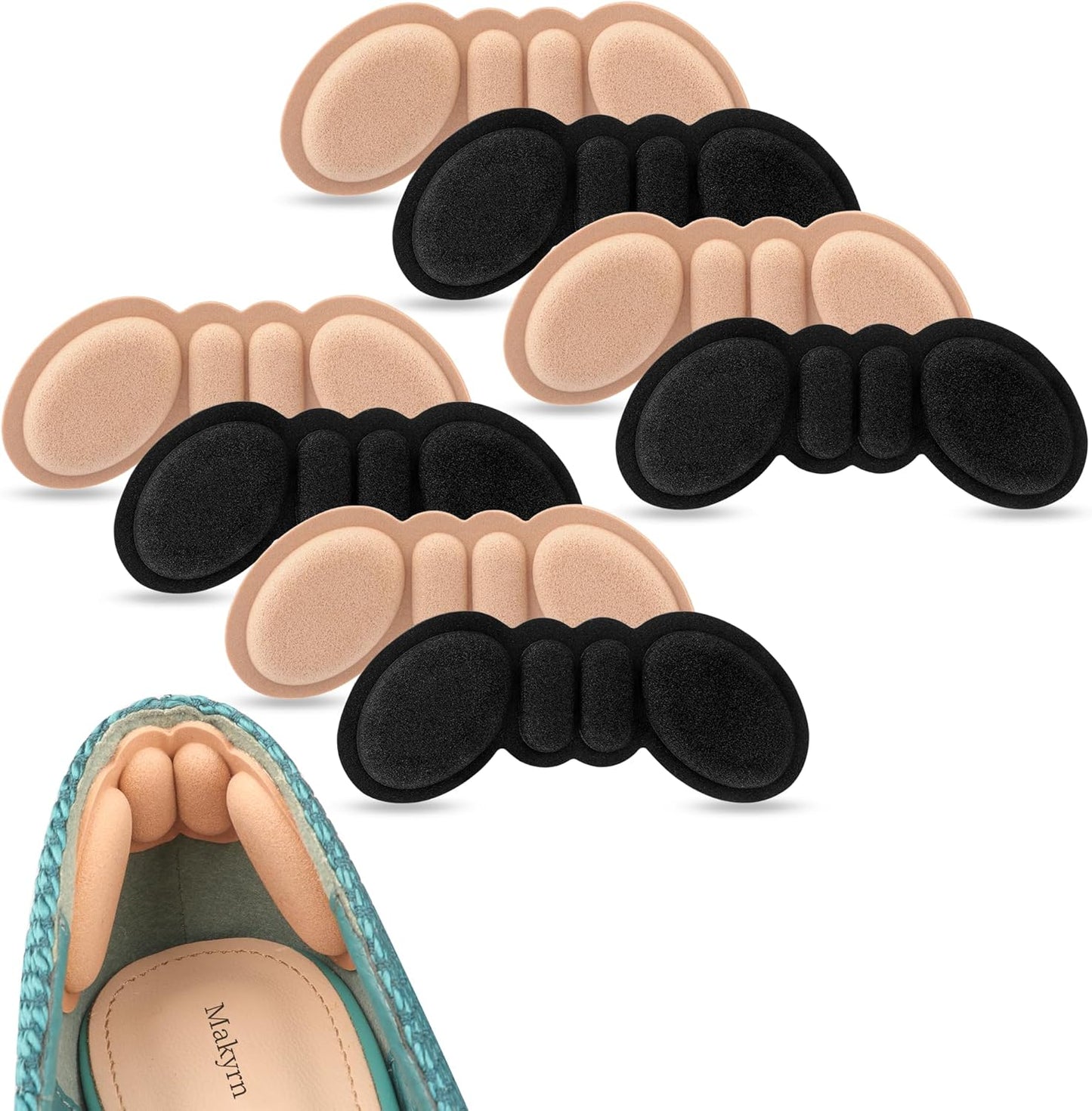 Foam Heel Pads for Shoes (pack of 8)