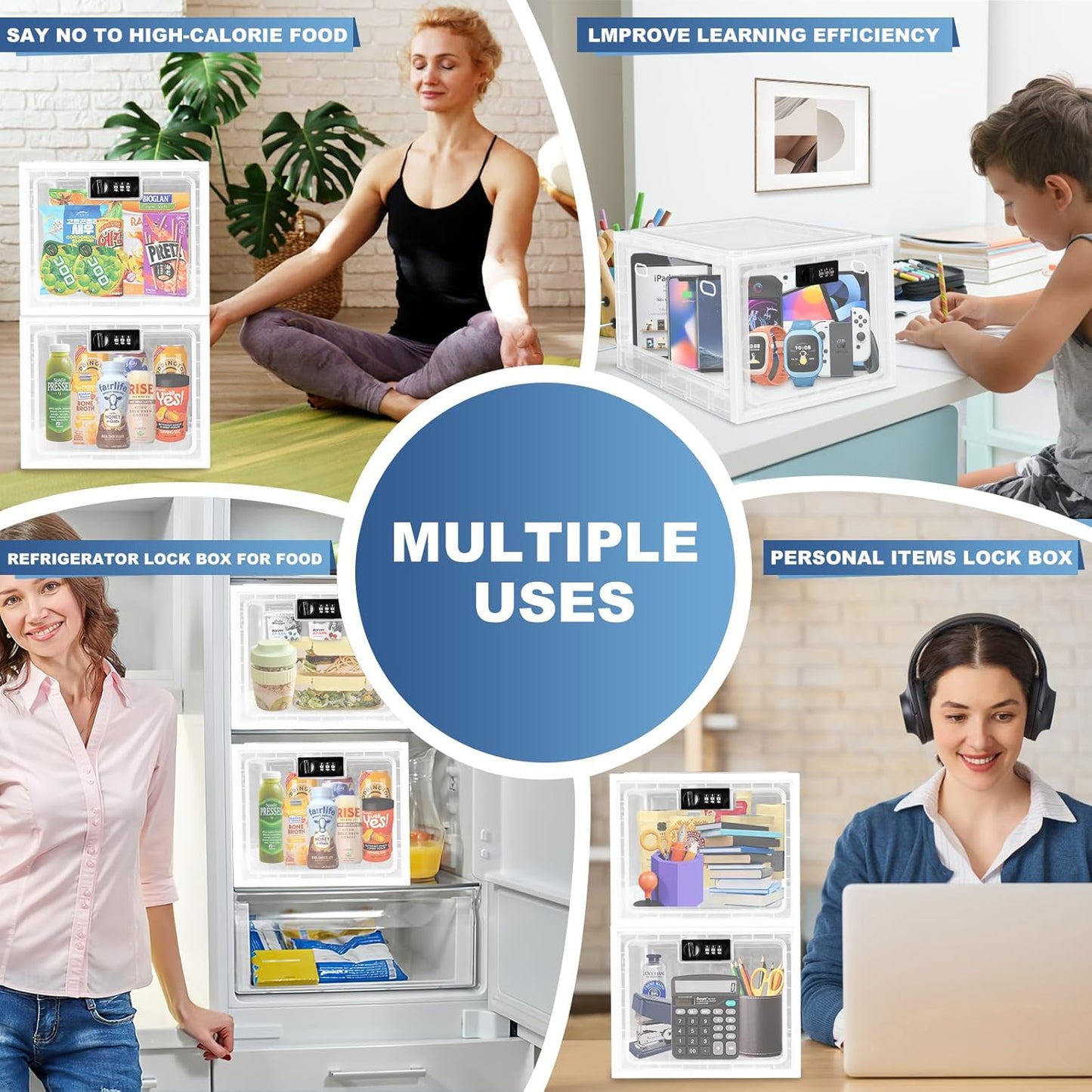 Large Capacity Lockable Storage Box