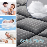 Full Mattress Pad Quilted Fitted Mattress Protector Cooling Pillow Top Mattress Cover