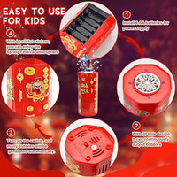 Electric Bubble Maker with Firework Light Effects