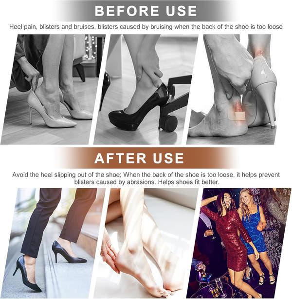 Foam Heel Pads for Shoes (pack of 8)