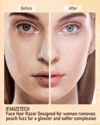 Eyebrow & Facial Hair Trimmer for Women: 2 in 1