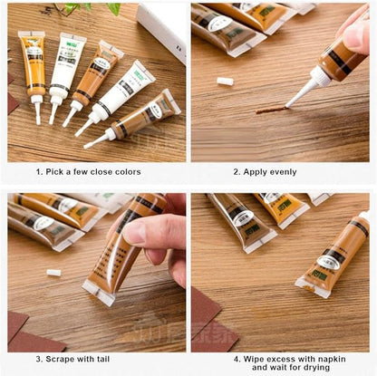 Wood Repair Filler | Quick Fix for Scratches, Scuffs &amp; Cracks