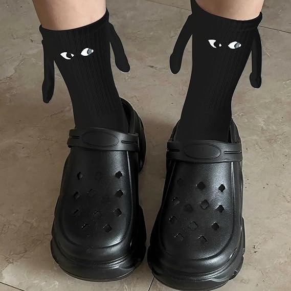 Magnetic Hand-Holding Socks
