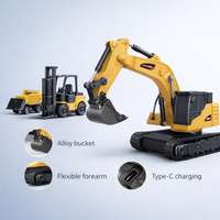 Mini Excavator, Forklift & Dumptruck Toy