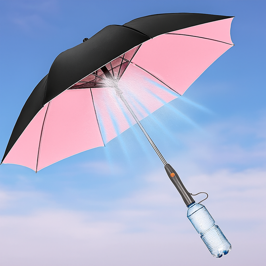 Misting Umbrella with Fan